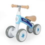 Ociotrends Triciclo Baby Walkers Hopps Bleu - Porteur bébé et trotteur évolutif à pousser pour enfants dès 6 mois