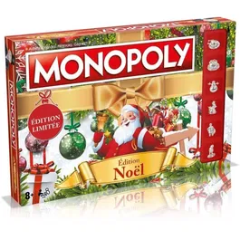 Winning Moves - Monopoly Edition Spéciale Noël - Jeu de Société Familial
