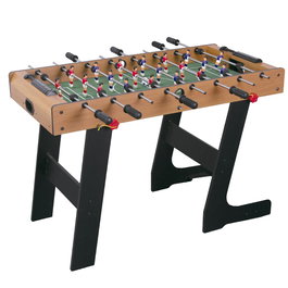 Tachan Futbolin Plegable 20245T - Baby-foot en bois pliable avec patats réglables (52 cm), 2 équipes, marqueurs manuels et balles inclus