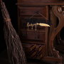 WIDDOP & CO - Letre de bois décoratif 'Wingardium' - Harry Potter - Finition noire à effet métallique