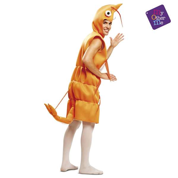My Other Me - Déguisement de Crevette Géante Taille M/L - Costume Complet avec Capuche en Polyester 100% My Other Me - Déguisement de Crevette Géante Taille M/L - Costume Complet avec Capuche en Polyester 100%