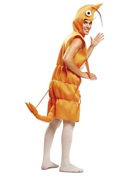 My Other Me - Déguisement de Crevette Géante Taille M/L - Costume Complet avec Capuche en Polyester 100% My Other Me - Déguisement de Crevette Géante Taille M/L - Costume Complet avec Capuche en Polyester 100%