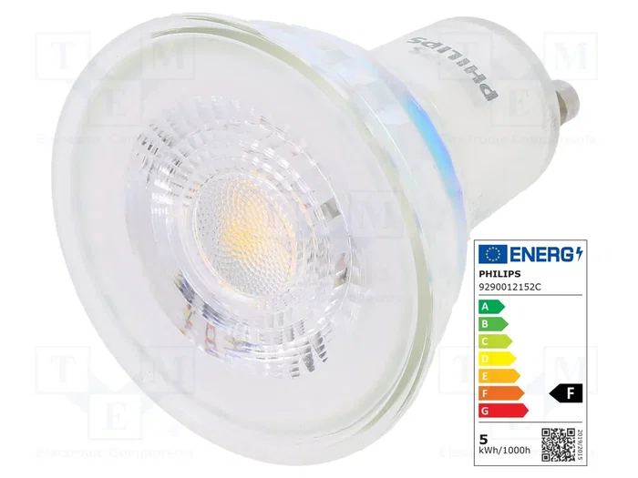 PHILIPS Lampe LED GU10 blanc ambiant 4,6W 355lm PHILIPS Lampe LED GU10 blanc ambiant 4,6W 355lm