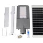 Lampadaire solaire LED 200W 5000K Panneau 6V 30W Batterie 28Ah