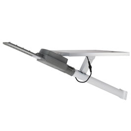 Lampadaire solaire LED 200W 5000K Panneau 6V 30W Batterie 28Ah