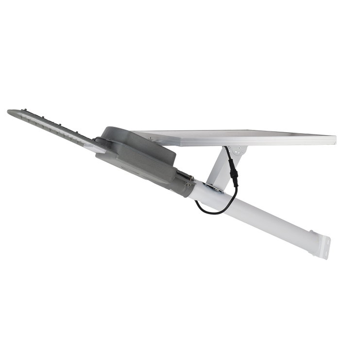 Lampadaire solaire LED 200W 5000K Panneau 6V 30W Batterie 28Ah Lampadaire solaire LED 200W 5000K Panneau 6V 30W Batterie 28Ah