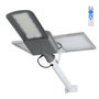 Lampadaire solaire LED 200W 5000K Panneau 6V 30W Batterie 28Ah