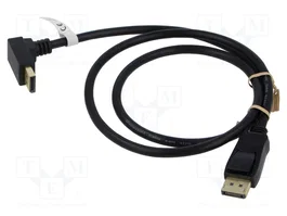 GOOBAY Câble DisplayPort 2.1 avec prises 90° gauche/droite, 3m
