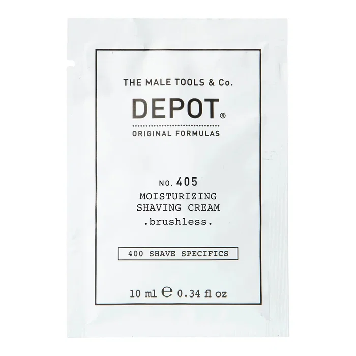 Depot 400 Shave Specifics No. 405 Crème à raser hydratante à l'allantoïne 10 ml Depot 400 Shave Specifics No. 405 Crème à raser hydratante à l'allantoïne 10 ml