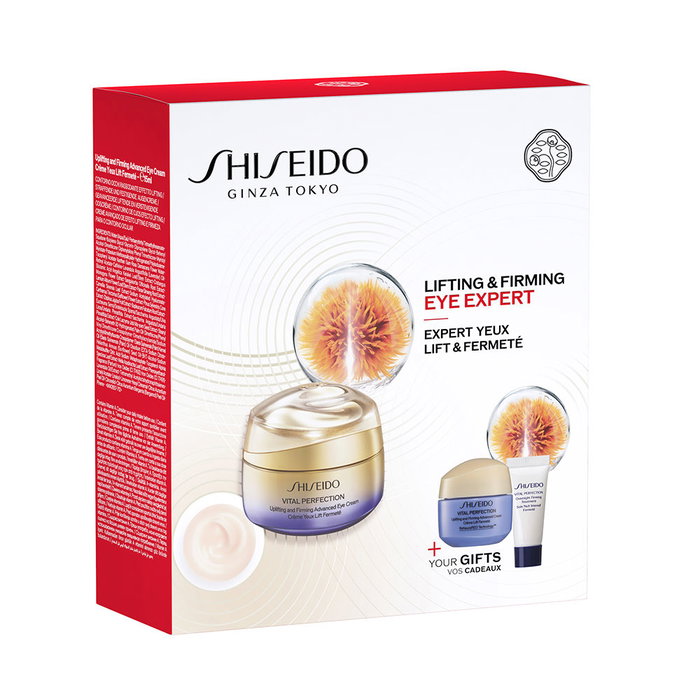 Shiseido Vital Perfection Coffret Soin Contour des Yeux Liftant et Raffermissant 3 Pièces