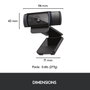 Logitech C920 Webcam Full HD 1080p (1920 x 1080) avec Objectif Carl Zeiss, H.264, Mise au Point Automatique et Micros Stéréo