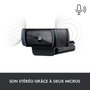 Logitech C920 Webcam Full HD 1080p (1920 x 1080) avec Objectif Carl Zeiss, H.264, Mise au Point Automatique et Micros Stéréo