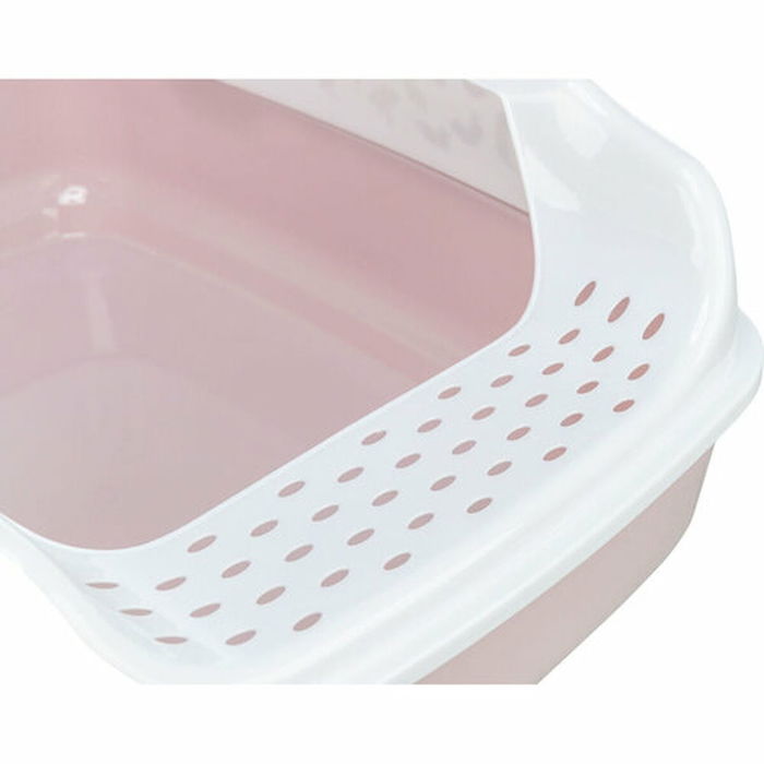 Bac à litière pour chats Trixie Delio Blanc Lila Plastique 38 × 20 × 50 cm