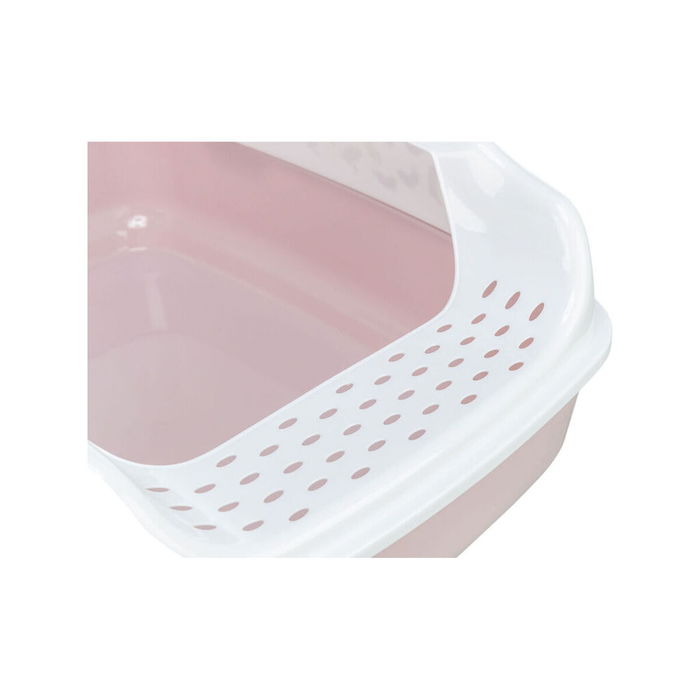 Bac à litière pour chats Trixie Delio Blanc Lila Plastique 38 × 20 × 50 cm