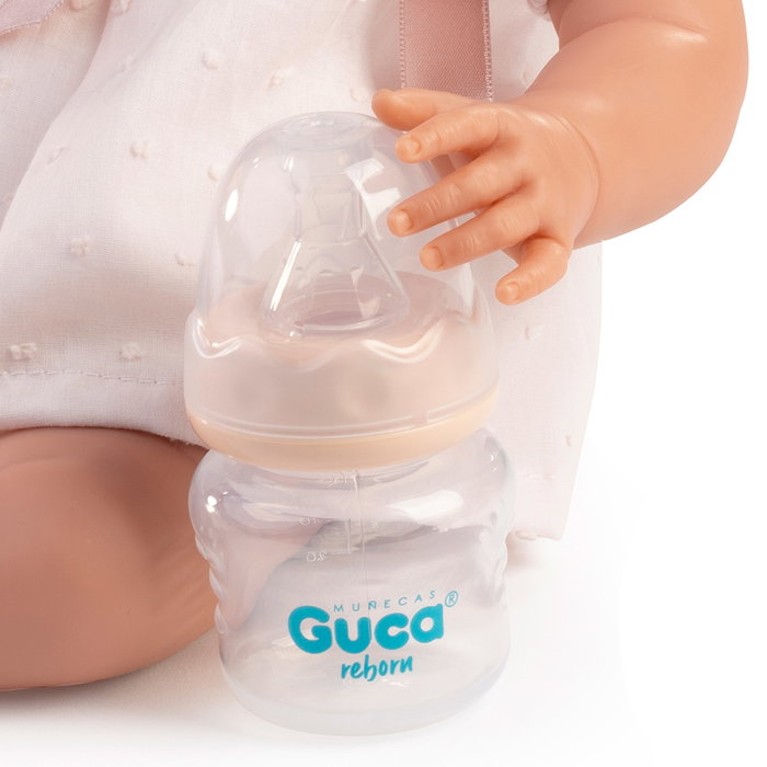 Muñecas Guca Poupée lestée Lola 42 cm - Corps en tissu, membres en vinyle souple - Poupée de poids de 7.5 kg - Langue espagnole - À partir de 3 ans
