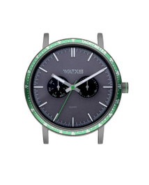 Watxandco WXCA2748, montre analogique grise 44 mm