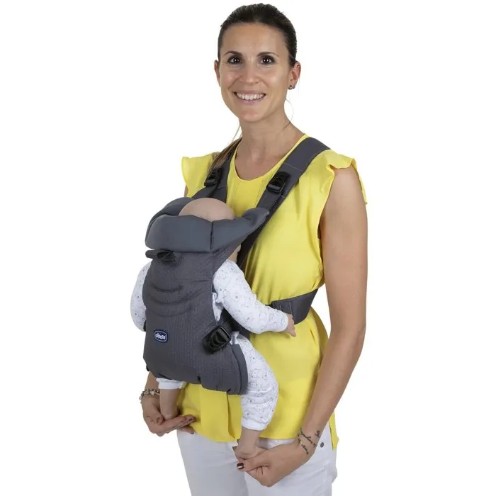 Chicco Porte-bébé Easy Fit Physiologique Réglable Gris Lunaire