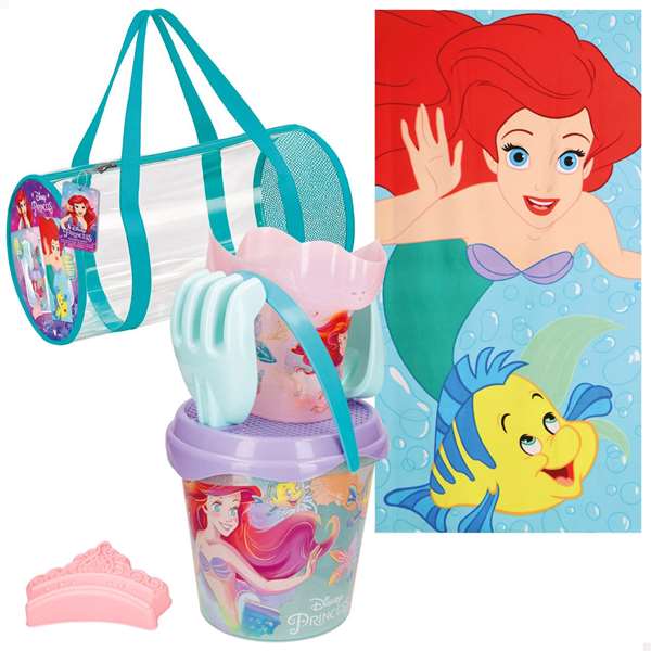 Color Baby Set Sac à Dos Seau Petite Sirène avec 7 Accessoires et Serviette Color Baby Set Sac à Dos Seau Petite Sirène avec 7 Accessoires et Serviette