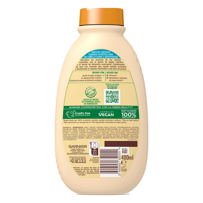 Garnier Shampoing Elixir d'Argan Original Remedies pour Cheveux Secs - 400 ml Garnier Shampoing Elixir d'Argan Original Remedies pour Cheveux Secs - 400 ml