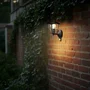 Philips Creek Applique Murale Extérieure Noir avec Détecteur de Mouvement IP44 - Pour Entrée ou Porte - Culot E27 - Aluminium