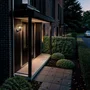 Philips Creek Applique Murale Extérieure Noir avec Détecteur de Mouvement IP44 - Pour Entrée ou Porte - Culot E27 - Aluminium