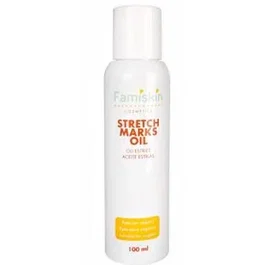 Famiskin Huile Anti-vergetures Bio 100ml - Prévention et réduction des vergetures, améliore l'élasticité de la peau