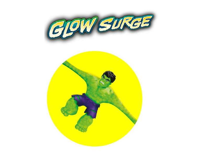 Bandai Marvel Glow Surge Hulk - Figurine extensible qui brille dans le noir