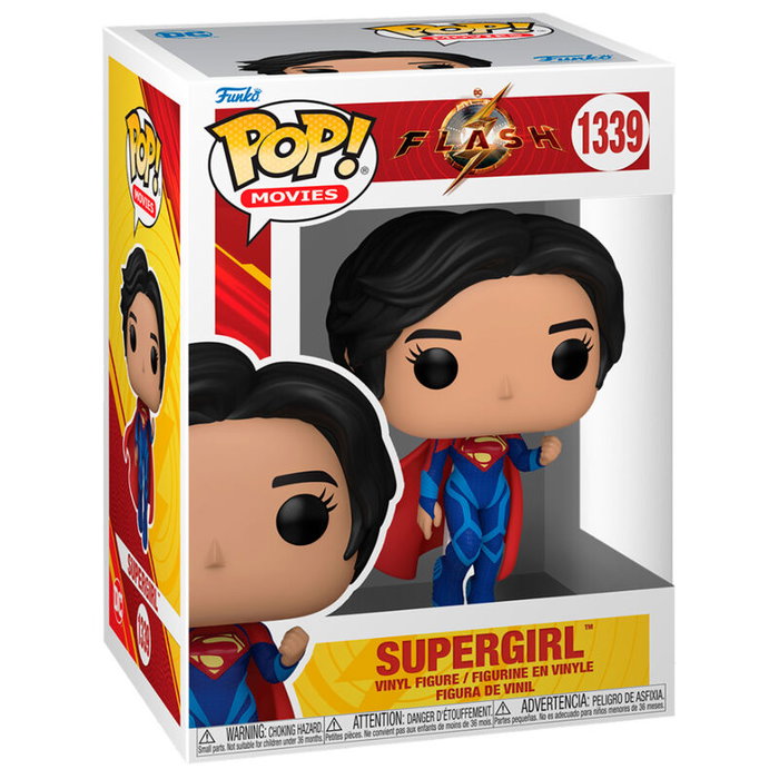 FUNKO - Figurine POP DC Comics - Supergirl (The Flash) - Vinyl - 9 cm - Boîte cadeau avec fenêtre