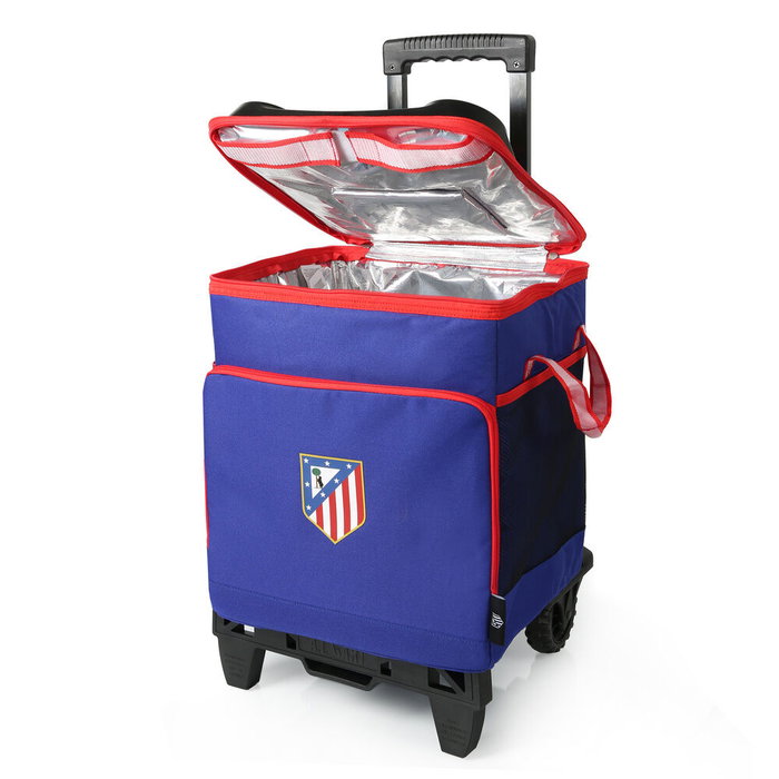 ATLETICO DE MADRID Sac à provisions avec chariot et roues - 34x27.9x35.1 cm - Polyester 600D