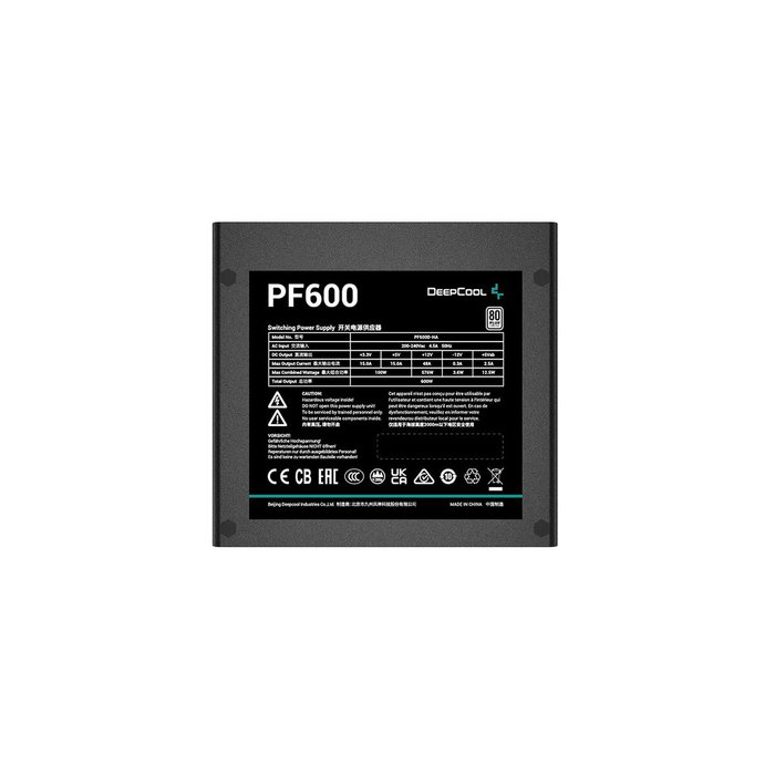 Deepcool PF600 600 W 80+ White ATX12V V2.4