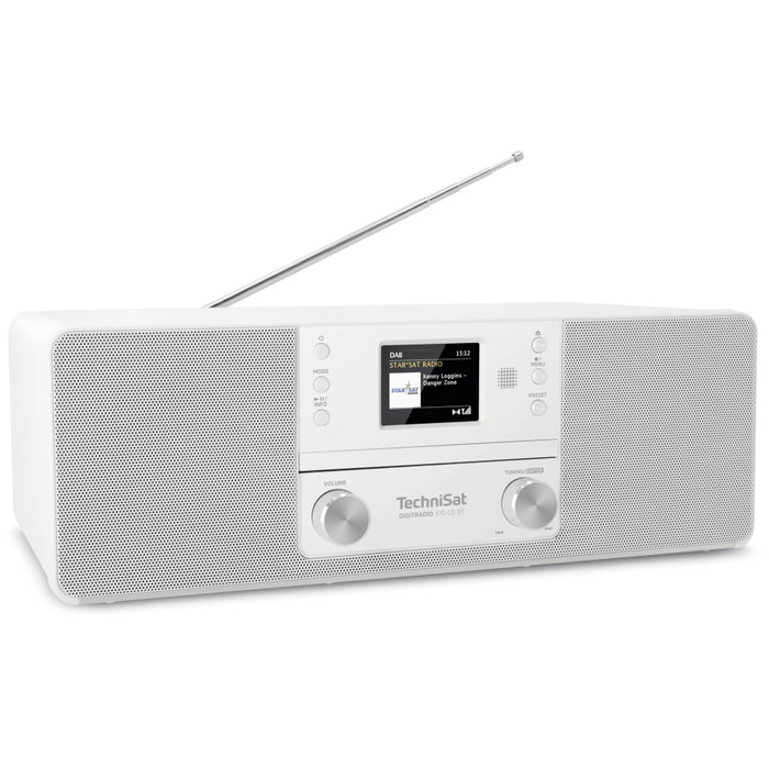 Technisat DigitRadio 370 CD BT blanc Technisat DigitRadio 370 CD BT blanc