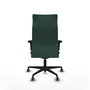 Piqueras Y Crespo Fauteuil Albacete, mécanisme synchrone, vert bouteille