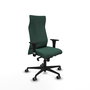 Piqueras Y Crespo Fauteuil Albacete, mécanisme synchrone, vert bouteille