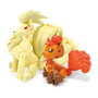 Mega Construx - Jeu de Construction Pokémon 145 Pièces - Evolution de Vulpix vers Ninetales - Figurines Articulées - Version Multilingue (Anglais, Français) - Réf. HTH79