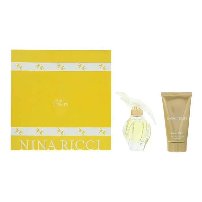 Nina Ricci Set L'Air du Temps Eau de Toilette 50 ml et Lotion Hydratante 75 ml Nina Ricci Set L'Air du Temps Eau de Toilette 50 ml et Lotion Hydratante 75 ml