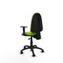 PIQUERAS Y CRESPO Chaise de bureau Aýna, Simili cuir pistache, Mécanisme asynchrone