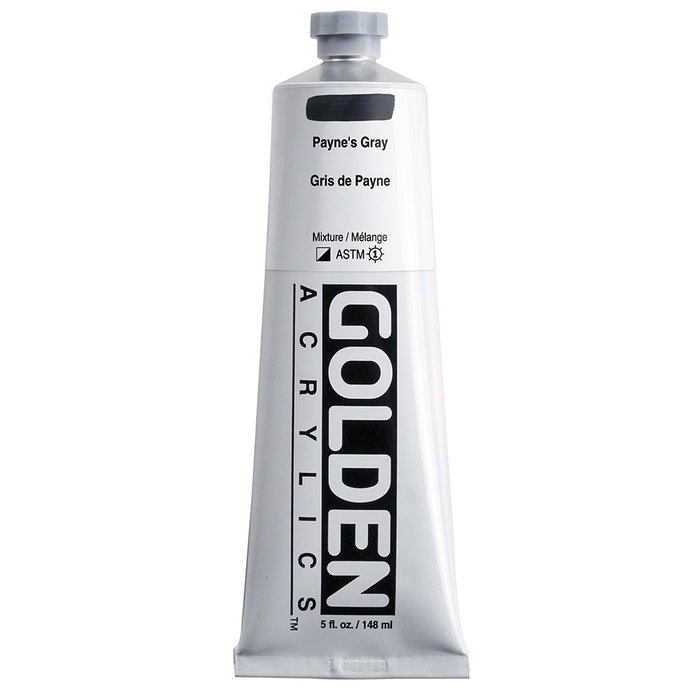 Golden Heavy Body Couleurs Acryliques Gris de Payne 148 ml Golden Heavy Body Couleurs Acryliques Gris de Payne 148 ml