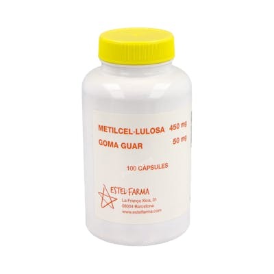 Estel-Farma Metilcelulosa Goma Guar 100 Capsules Complément Alimentaire Estel-Farma Metilcelulosa Goma Guar 100 Capsules Complément Alimentaire