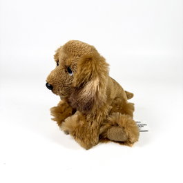 Deqube Peluche Cocker Spaniel Assis 12cm Licencia Bocalan +0 Mois