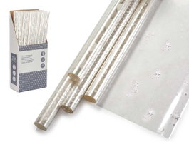 Arte Regal Rouleau Bioflor 70x150 cm Motif Assorti Blanc Plastique Polipropylène (Set de 75)