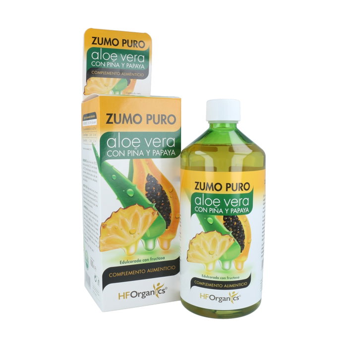 HF NATURAL CARE Zumo Puro Aloe Vera Ananas et Papaye 1L HF NATURAL CARE Zumo Puro Aloe Vera Ananas et Papaye 1L