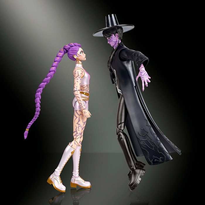 Mattel KPop Demon Hunters Pack de 2 figurines Rumi & Jinu (Final Battle) 15 cm