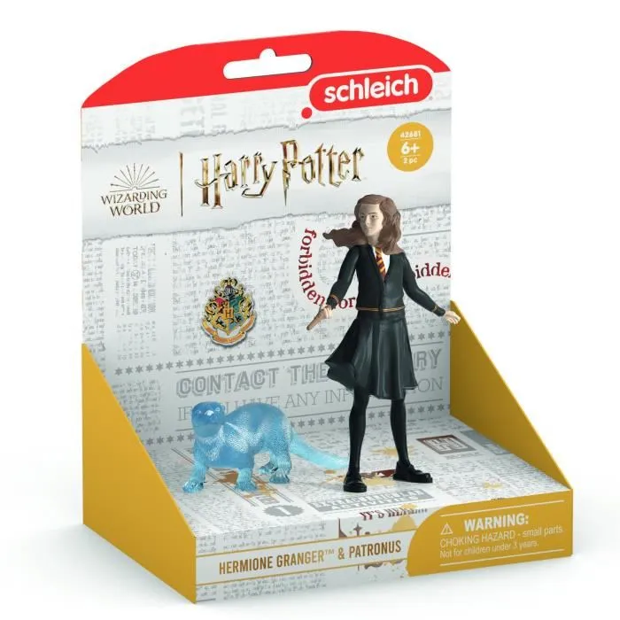 Schleich Figurine Hermione et son Patronus 42681 Harry Potter - Jouet pour enfant dès 6 ans