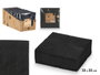 KINVARA Set de 50 serviettes en papier noires 33 x 33cm
