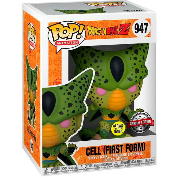 FUNKO Figura POP Dragon Ball Z Cell First Form Exclusive