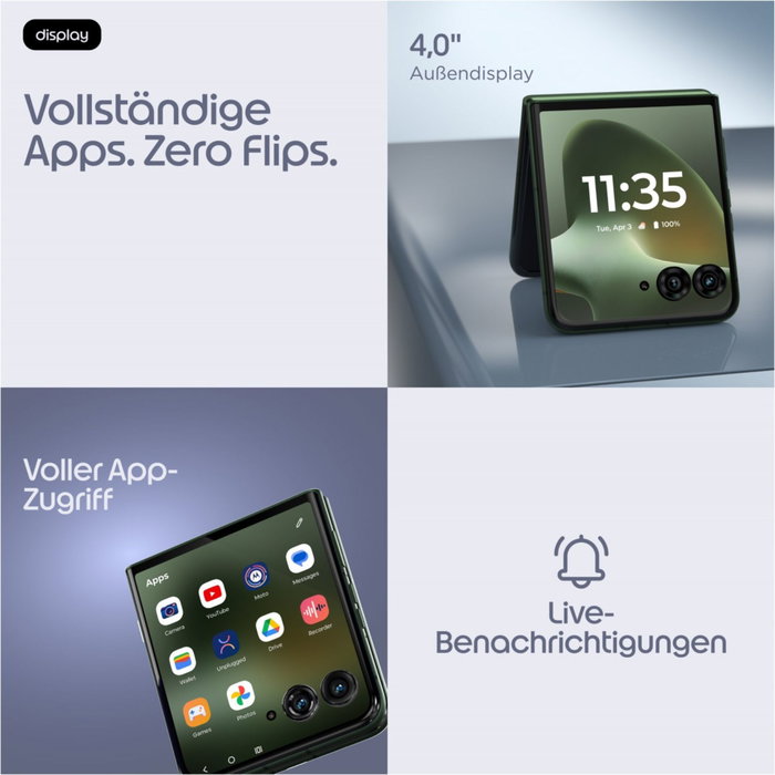 Motorola razr 70 plus PANTONE mountain v Motorola razr 70 plus PANTONE mountain v