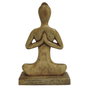 Home ESPRIT Figurine Décorative Yoga Arabe Marron Clair Naturel (Lot de 3)
