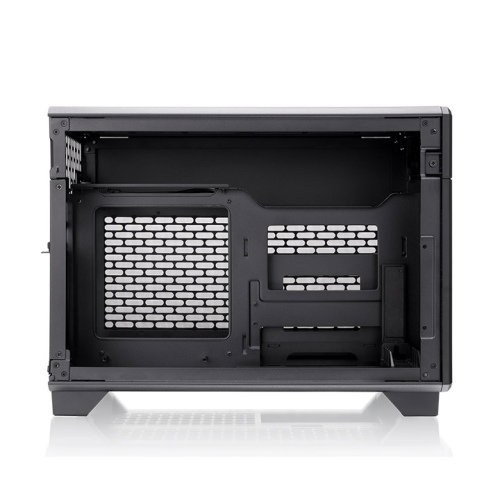Thermaltake TR100 Mini Tower Chassis Noir Mini-ITX SPCC - Boîtier PC Gaming Compact 3 Emplacements USB 3.2