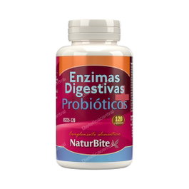 NATURBITE Enzimas Digestivas+Probioticos 120cap.