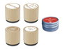 Innspiro Kit 4 Tampons en Bois 'Madrid Emocional' et 1 Encreur Rouge